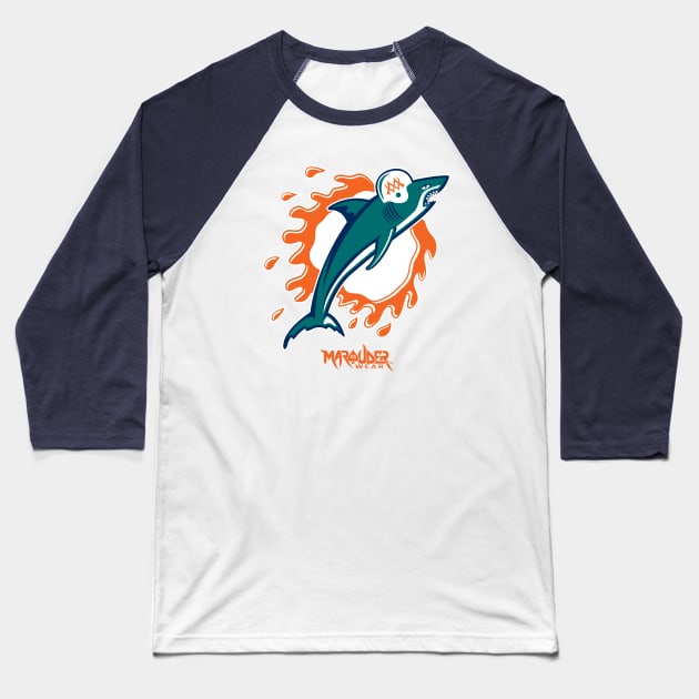 Miami Sharks Football Baseball T-Shirt by Summo13